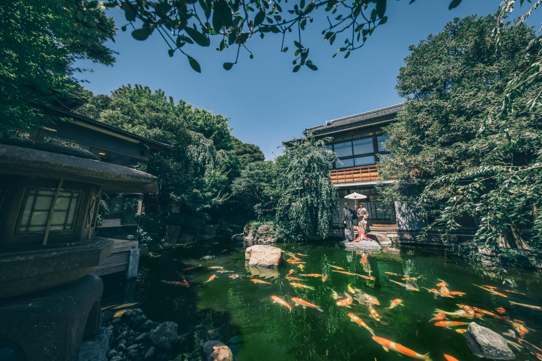 つきじ治作で撮影する結婚写真