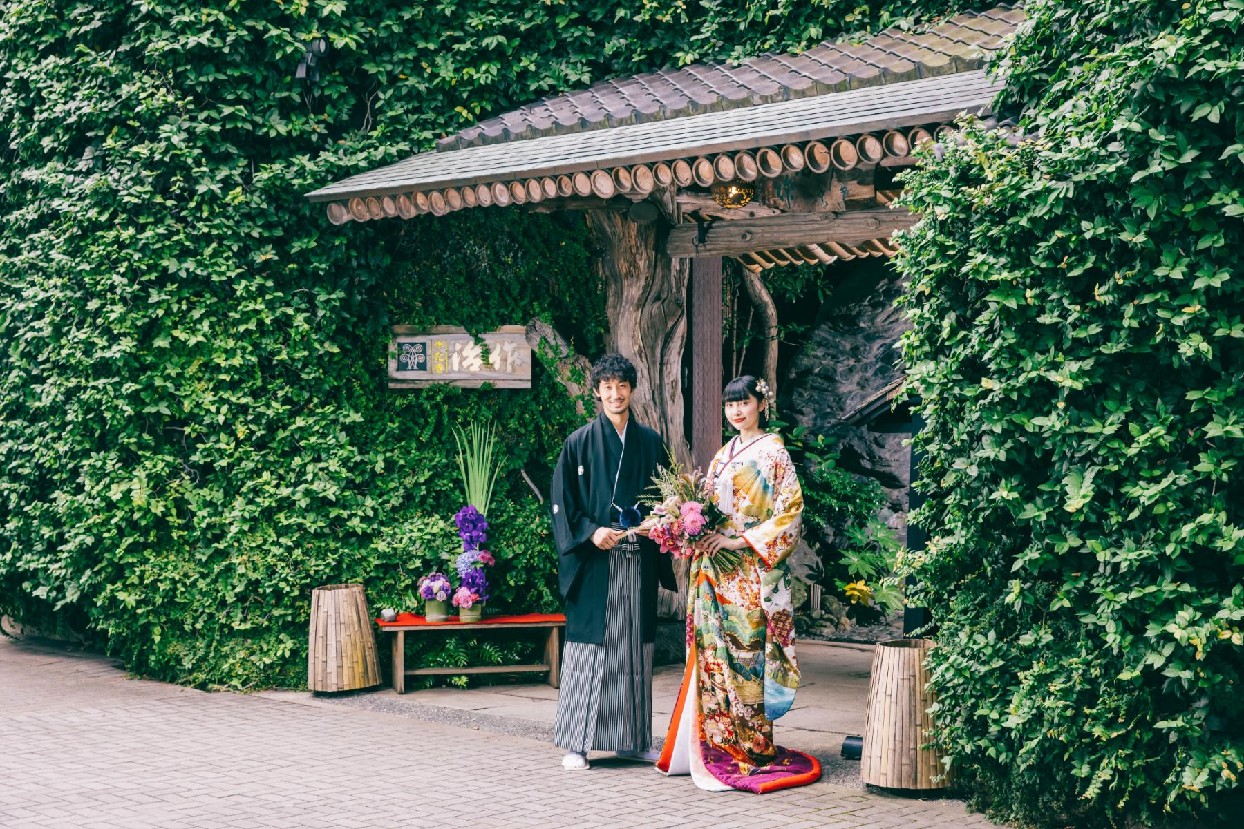 つきじ治作で撮影する結婚写真