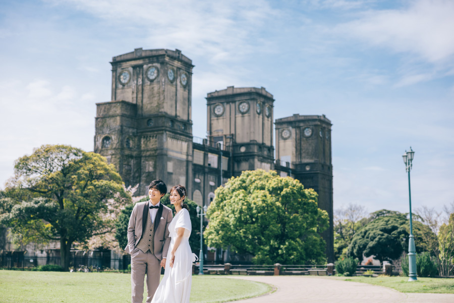 雄大な自然と壮大な青空が調和した根岸森林公園で撮るロケーションフォト