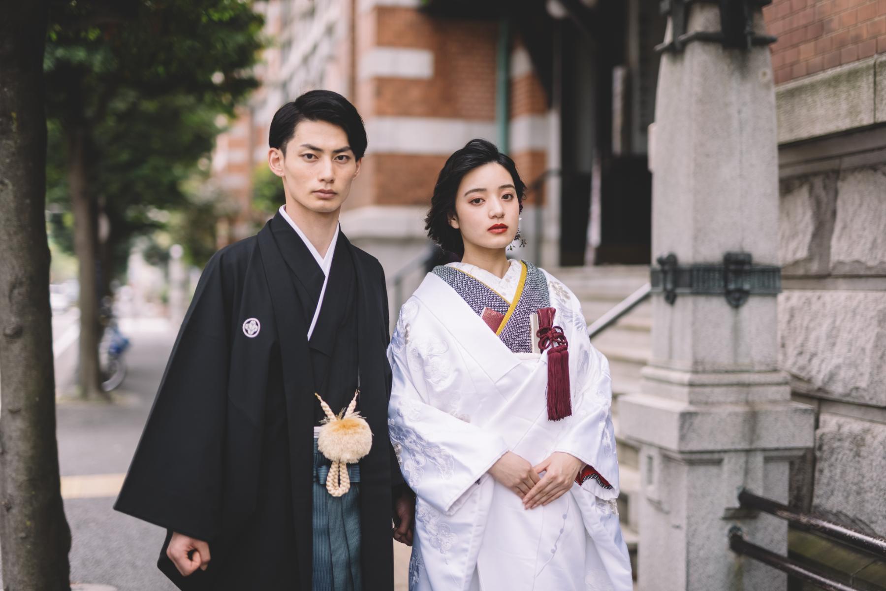 開港記念会館で撮影するロケーションフォト