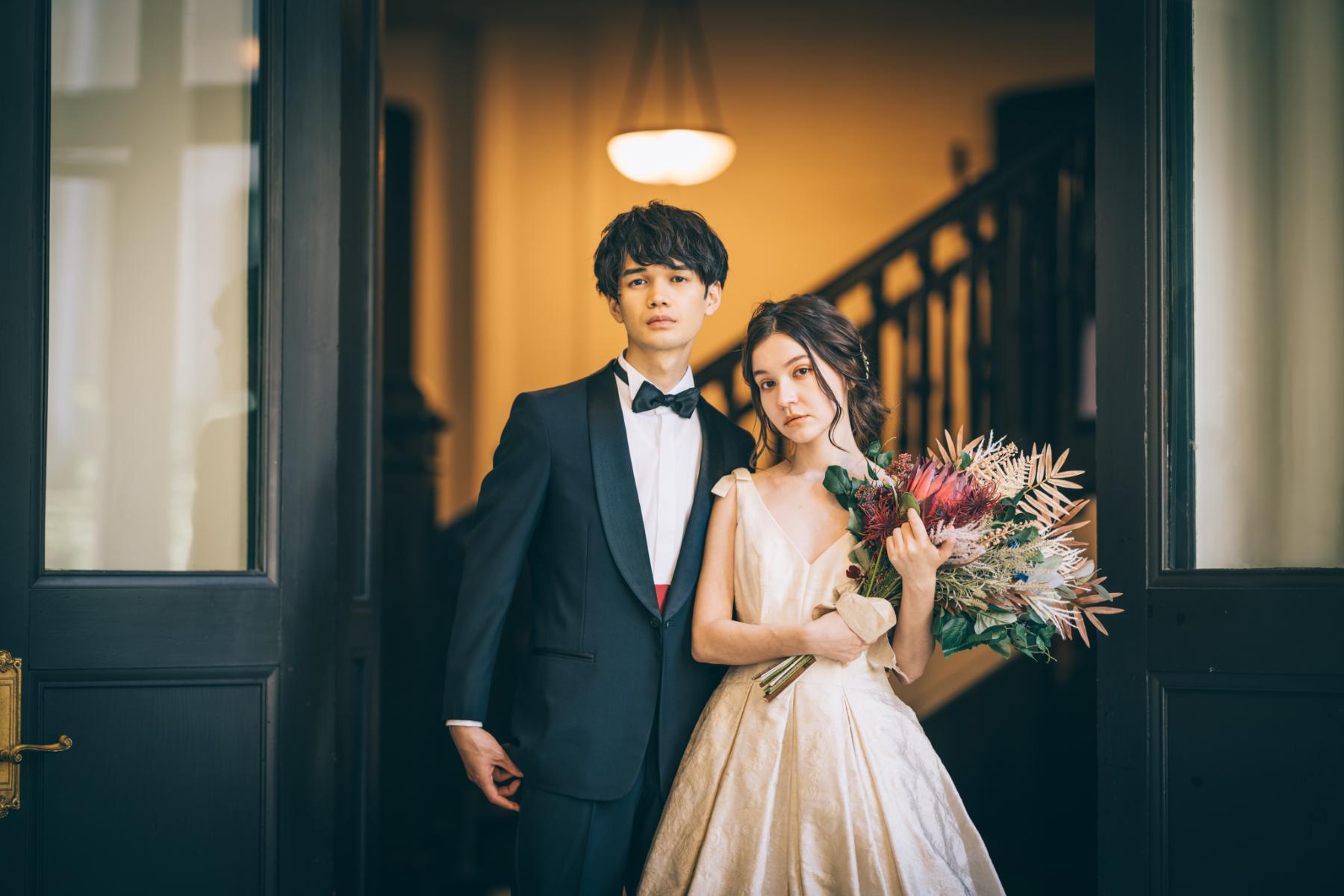 開港記念会館で撮影するロケーションフォト