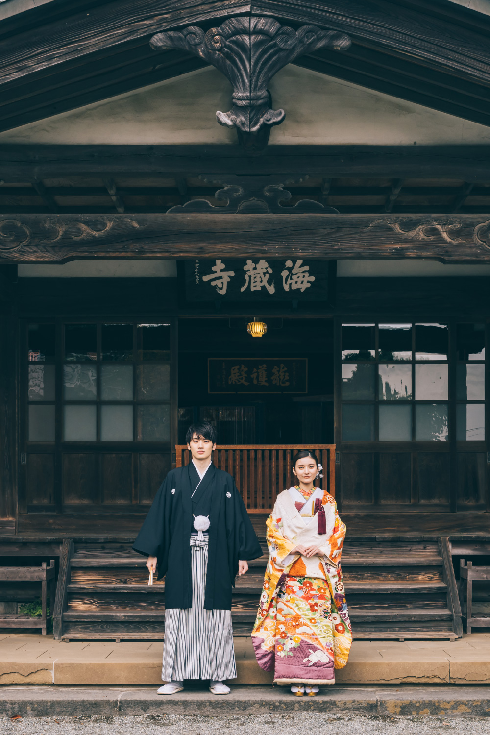 海蔵寺で撮影するロケーションフォト