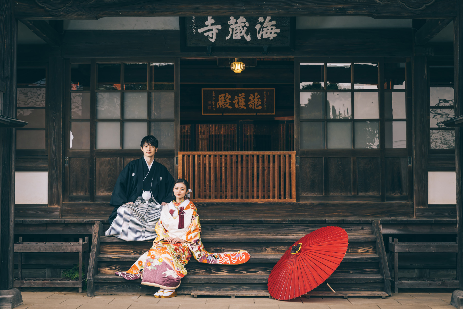 海蔵寺で撮影するロケーションフォト