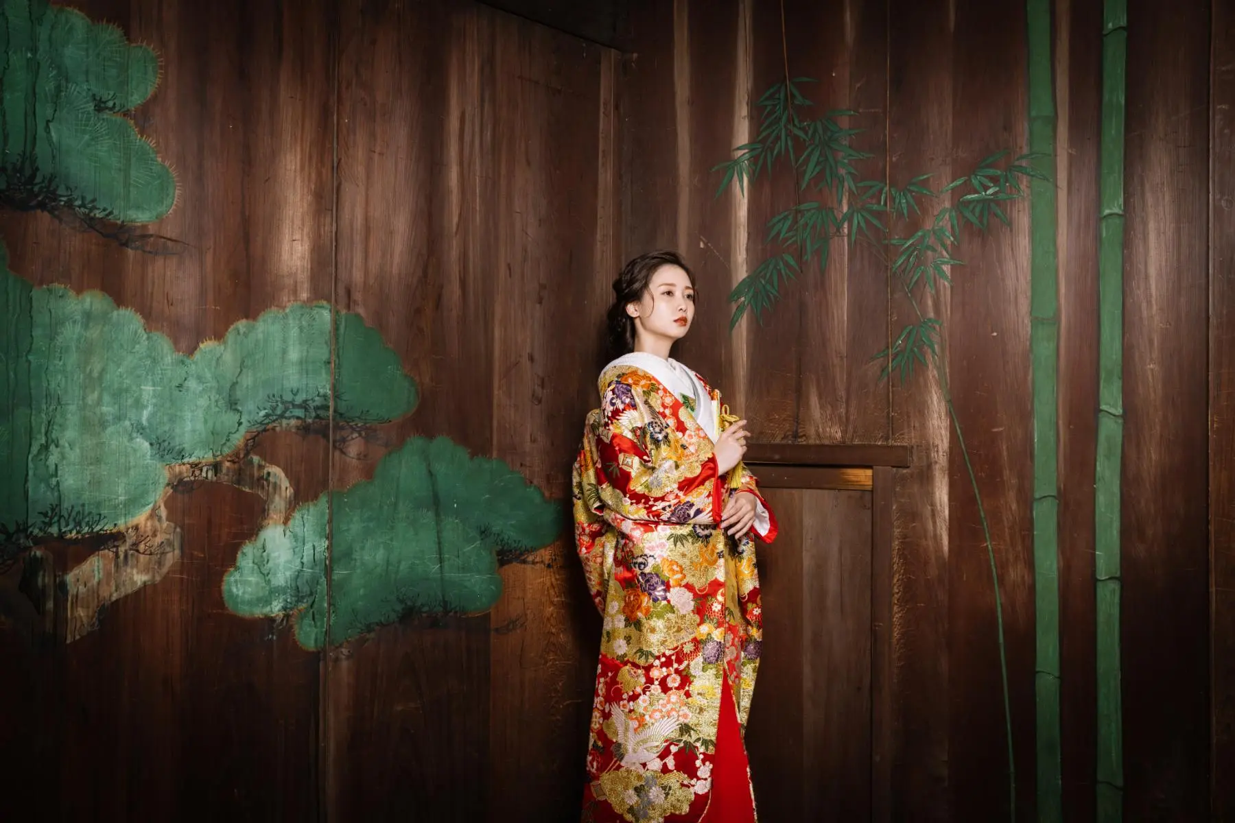 久良岐能舞台で撮影するロケーションフォト