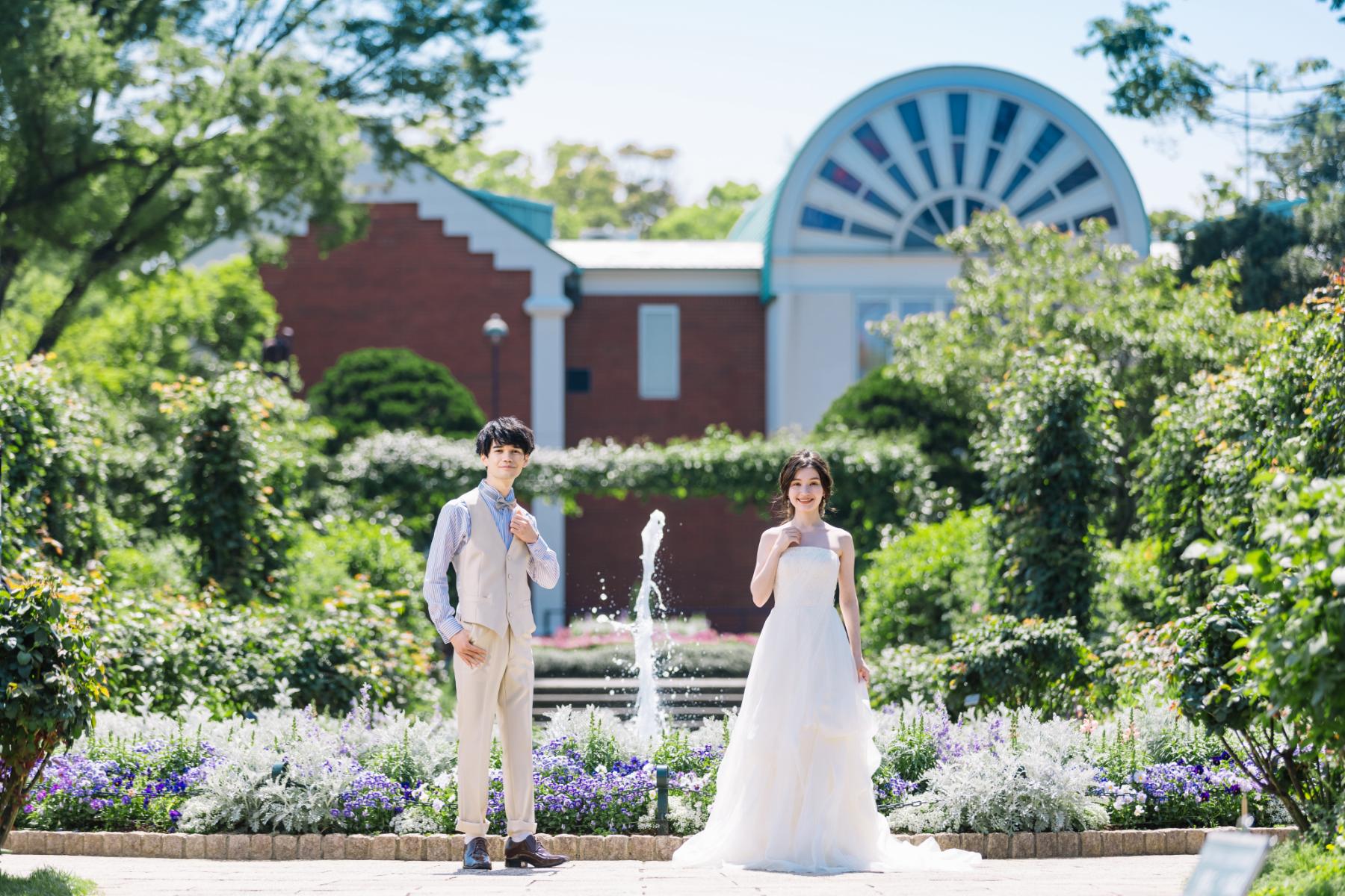港の見える丘公園で撮影するロケーションフォト