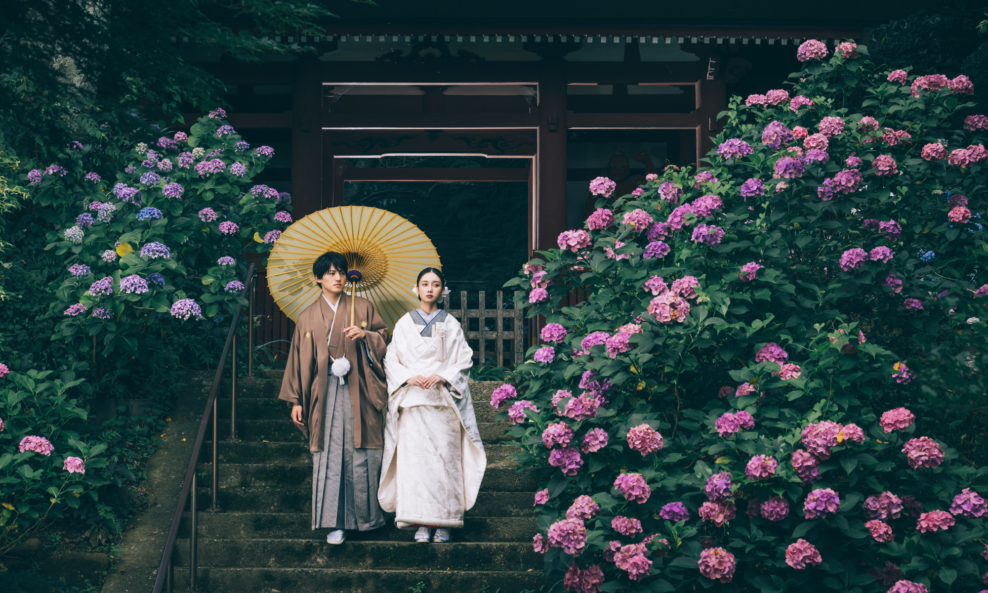 妙本寺で撮影するロケーションフォト