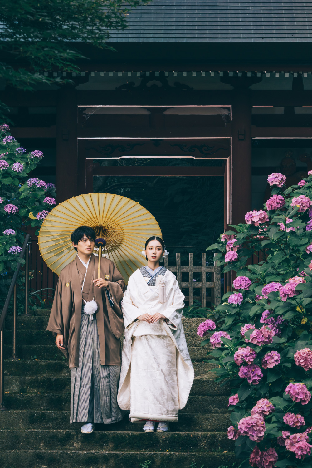 妙本寺で撮影するロケーションフォト