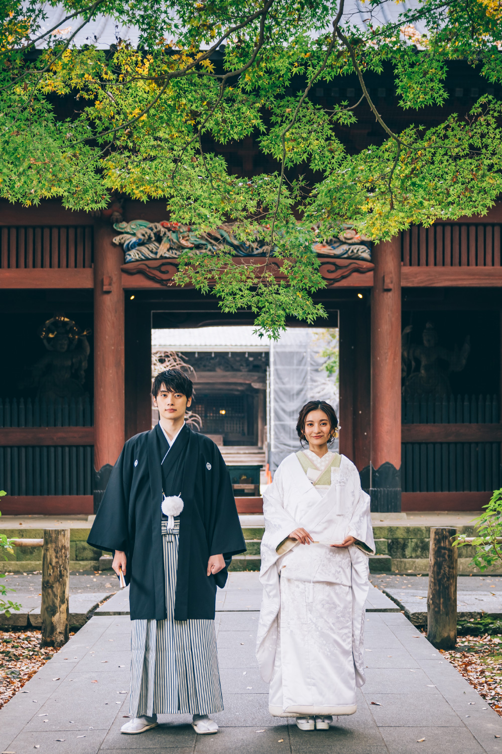 妙本寺で撮影するロケーションフォト