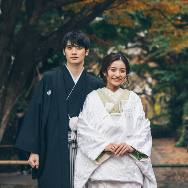 妙本寺の自然に囲まれたロケーションフォト