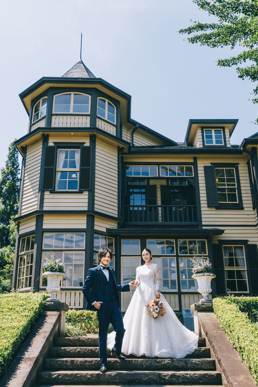 山手イタリア山庭園で撮影するロケーションフォト