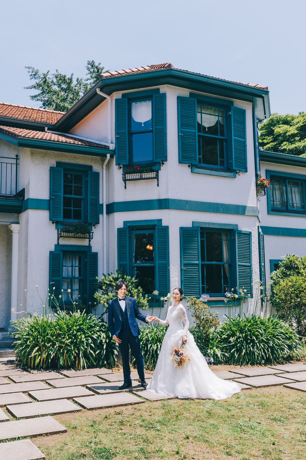 山手イタリア山庭園で撮影するロケーションフォト