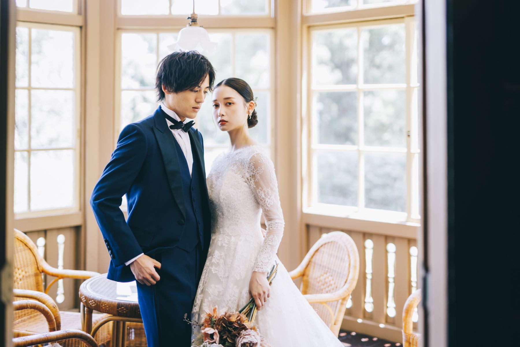 山手イタリア山庭園で撮影するロケーションフォト