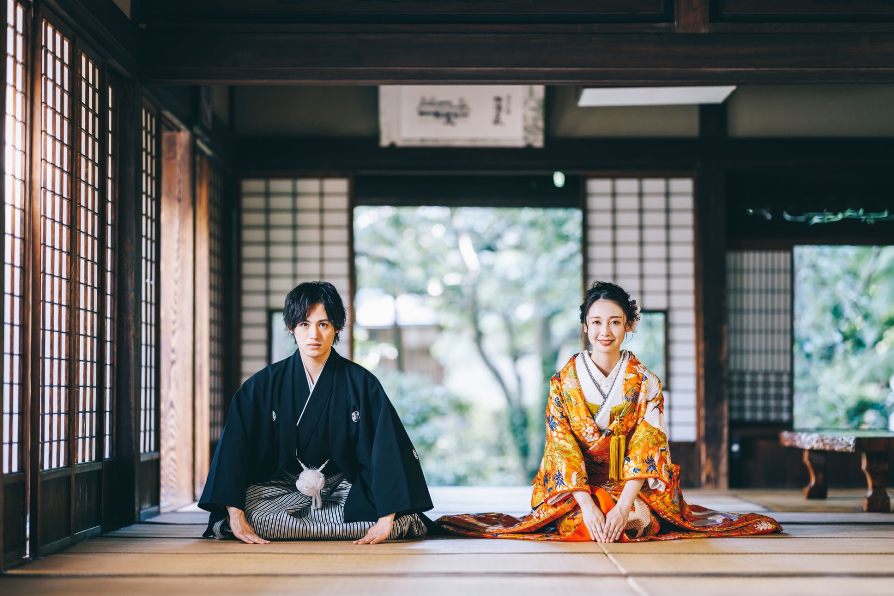 横溝屋敷で撮影するロケーションフォト
