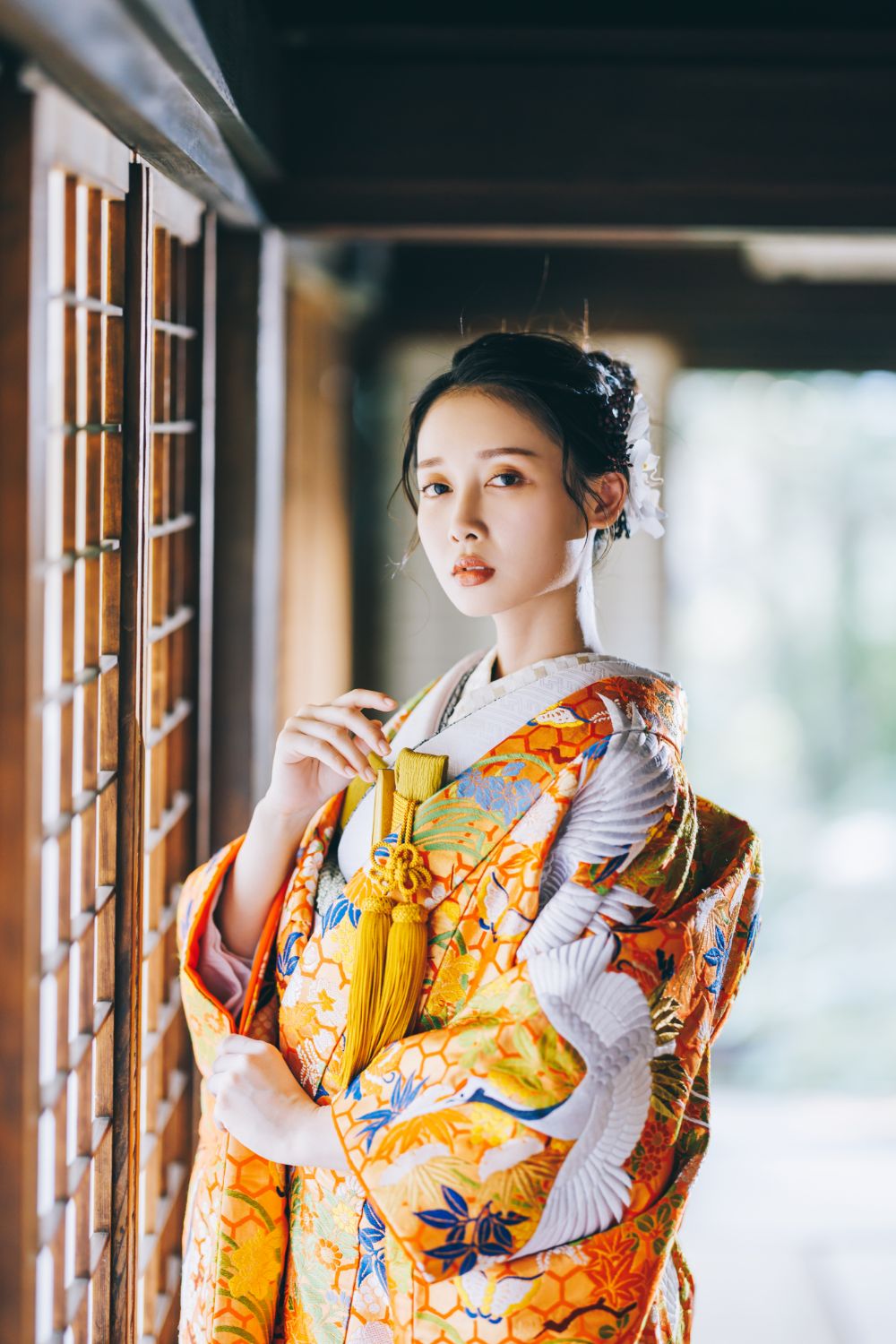 横溝屋敷で撮影するロケーションフォト