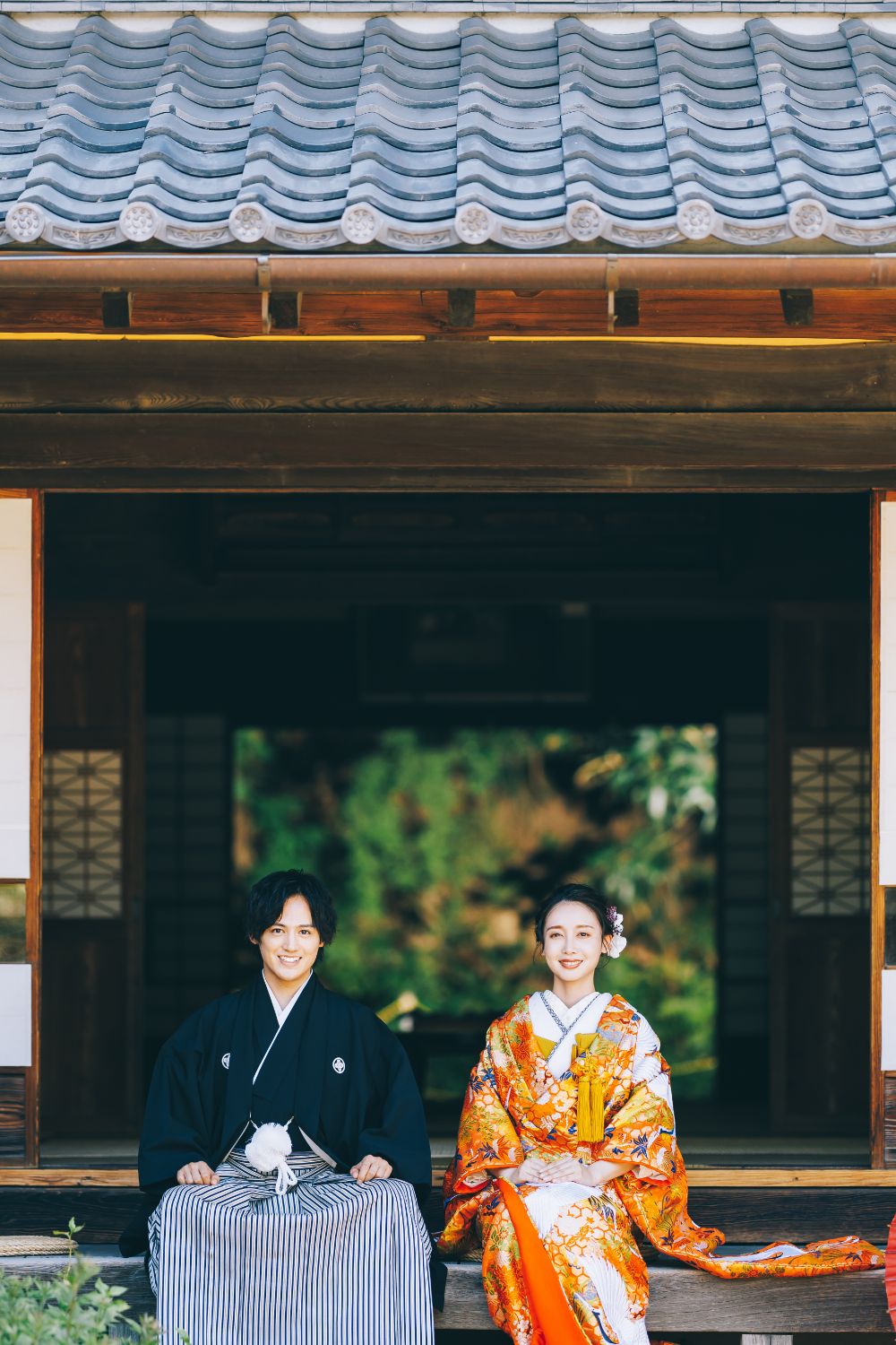 横溝屋敷で撮影するロケーションフォト