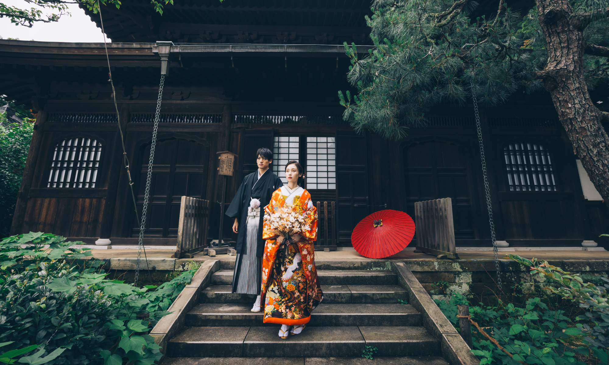 妙本寺で撮影するロケーションフォト