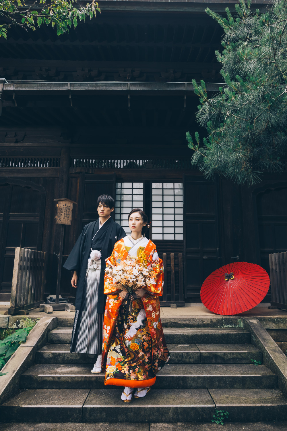 妙本寺で撮影するロケーションフォト