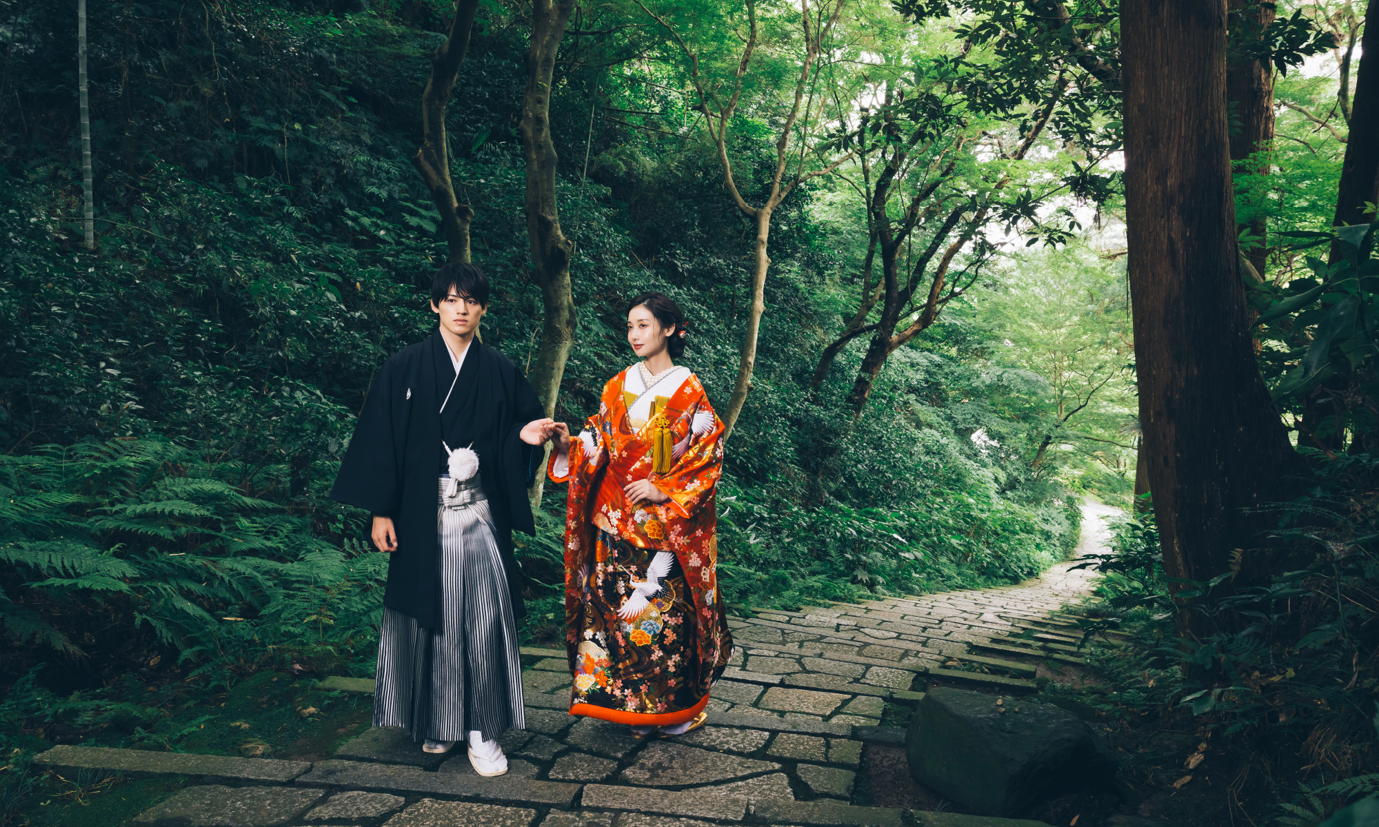 妙本寺で撮影するロケーションフォト