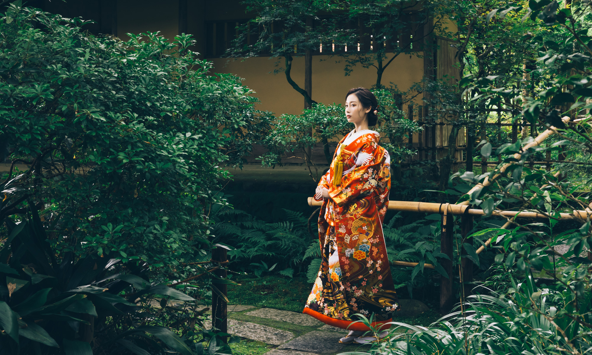 妙本寺で撮影するロケーションフォト