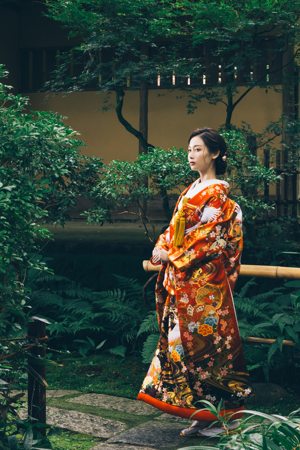 妙本寺で撮影するロケーションフォト